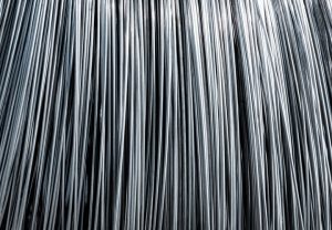 steel wire close up
